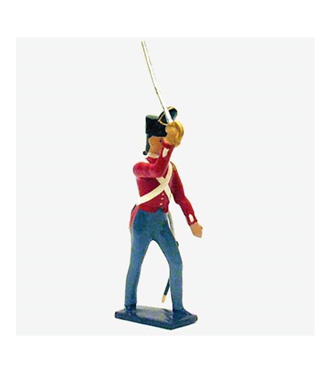 officier du 32nd (cornwall) regiment à l'assaut