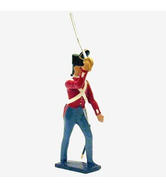 officier du 32nd (cornwall) regiment à l'assaut