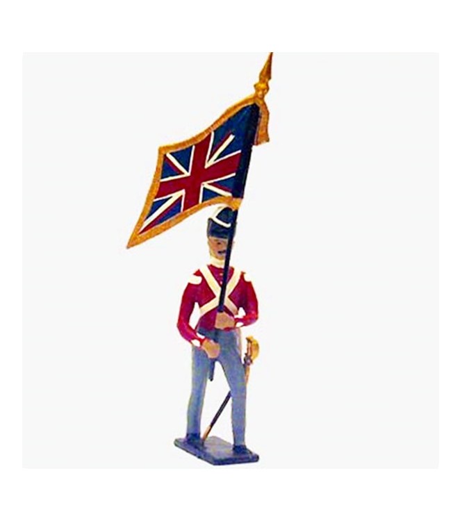 drapeau du 32nd (cornwall) regiment à l'assaut