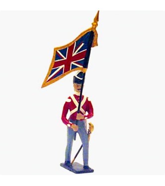 drapeau du 32nd (cornwall) regiment à l'assaut