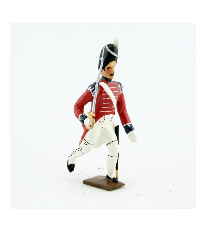 officier du 1er rgt de grenadiers anglais à l'assaut