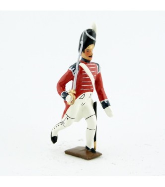 officier du 1er rgt de grenadiers anglais à l'assaut