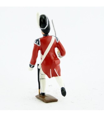 officier du 1er rgt de grenadiers anglais à l'assaut