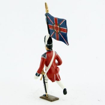 drapeau du 1er rgt de grenadiers anglais à l'assaut