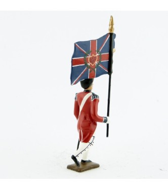 drapeau du 1er rgt de grenadiers anglais à l'assaut