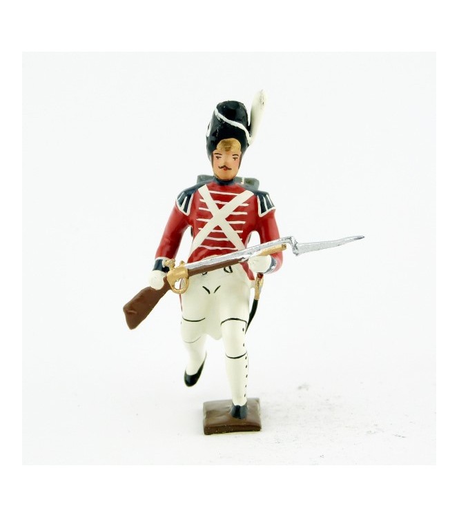 fantassin du 1er rgt de grenadiers anglais à l'assaut