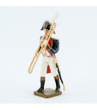 sacqueboute (trombone à coulisse) de la musique de la gde d'honneur de strasbour