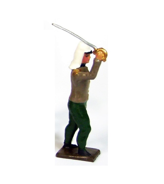 officier de la légion étrangère à l'assaut