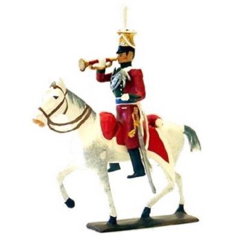 trompette des uhlans de bavière à cheval (1808)