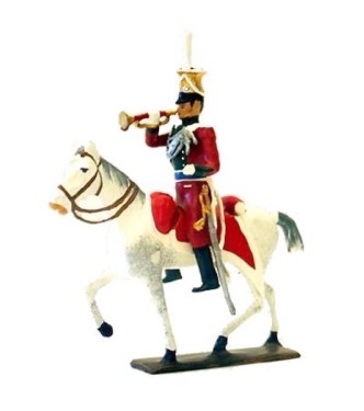 trompette des uhlans de bavière à cheval (1808)