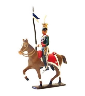 cavalier des uhlans de bavière à cheval (1808)