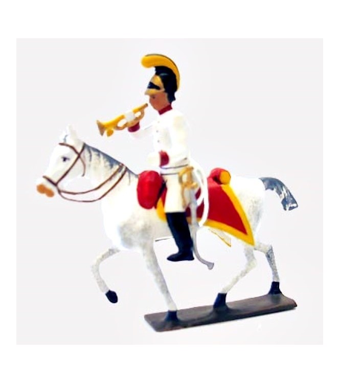 trompette des cuirassiers autrichiens à cheval