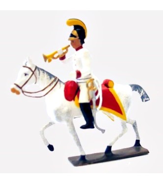 trompette des cuirassiers autrichiens à cheval
