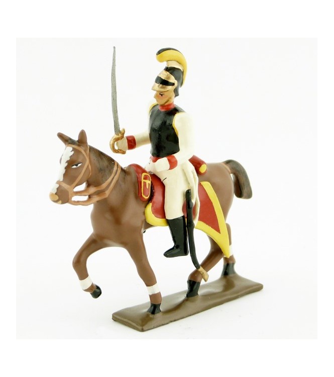 cavalier des cuirassiers autrichiens à cheval