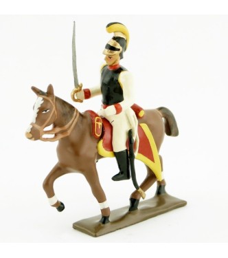 cavalier des cuirassiers autrichiens à cheval