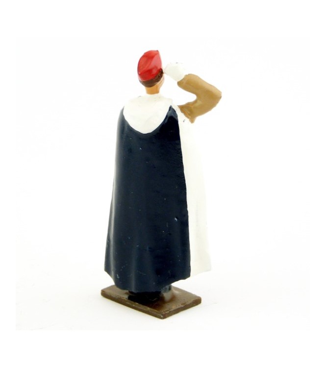 officier du 1er régiment de spahis au fixe, en calot