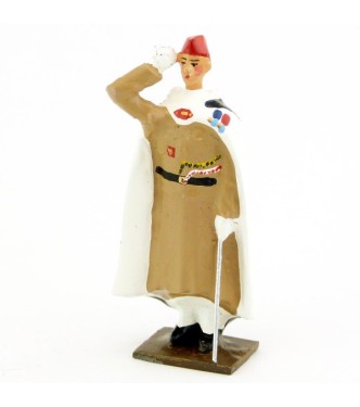 officier du 1er régiment de spahis au fixe, en calot