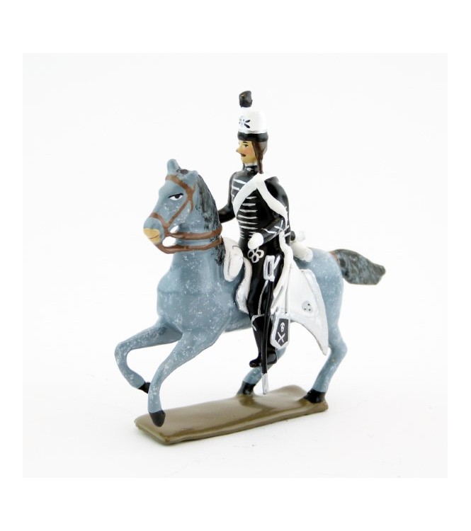 officier des hussards volontaires de la mort à cheval (1793)