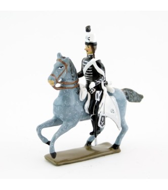 officier des hussards volontaires de la mort à cheval (1793)