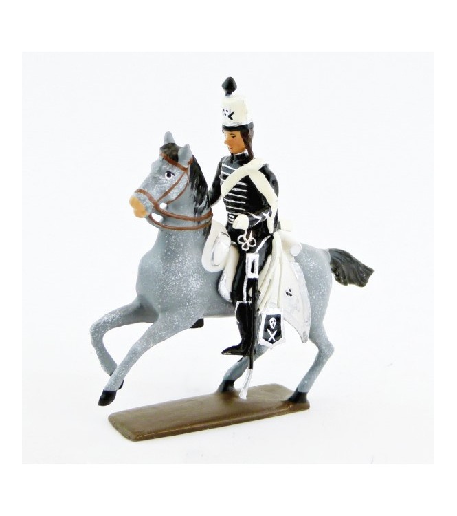 officier des hussards volontaires de la mort à cheval (1793)
