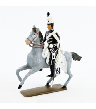 officier des hussards volontaires de la mort à cheval (1793)