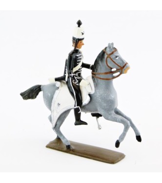 officier des hussards volontaires de la mort à cheval (1793)