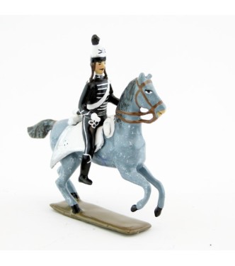 officier des hussards volontaires de la mort à cheval (1793)