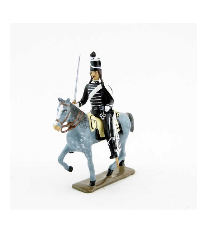 cavalier des hussards volontaires de la mort à cheval (1793)