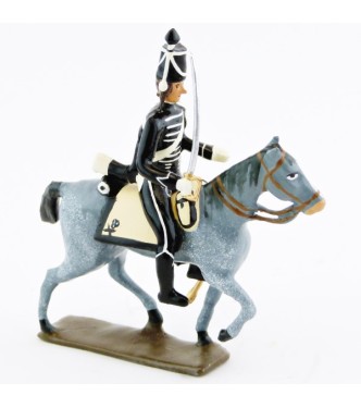 cavalier des hussards volontaires de la mort à cheval (1793)