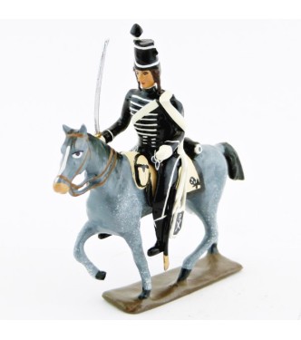 cavalier des hussards volontaires de la mort à cheval (1793)