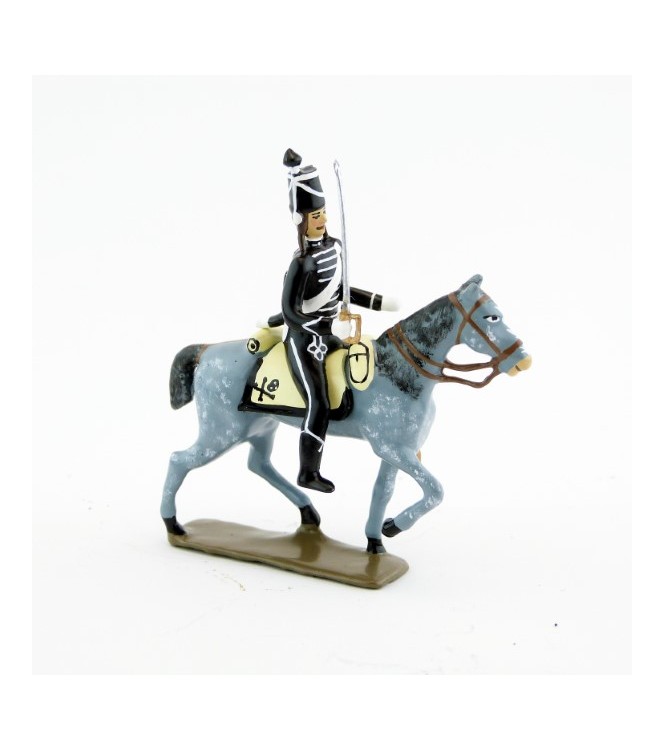 cavalier des hussards volontaires de la mort à cheval (1793)