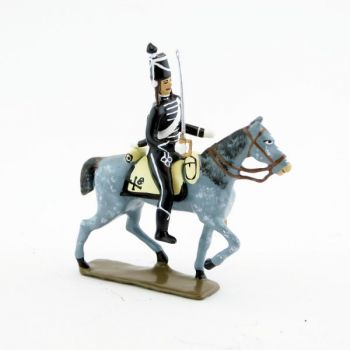 cavalier des hussards volontaires de la mort à cheval (1793)