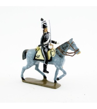 cavalier des hussards volontaires de la mort à cheval (1793)