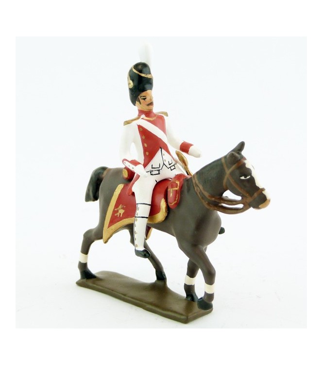 officier à cheval du 3e rgt de grenadiers de la garde (ex-hollandais) (1812)