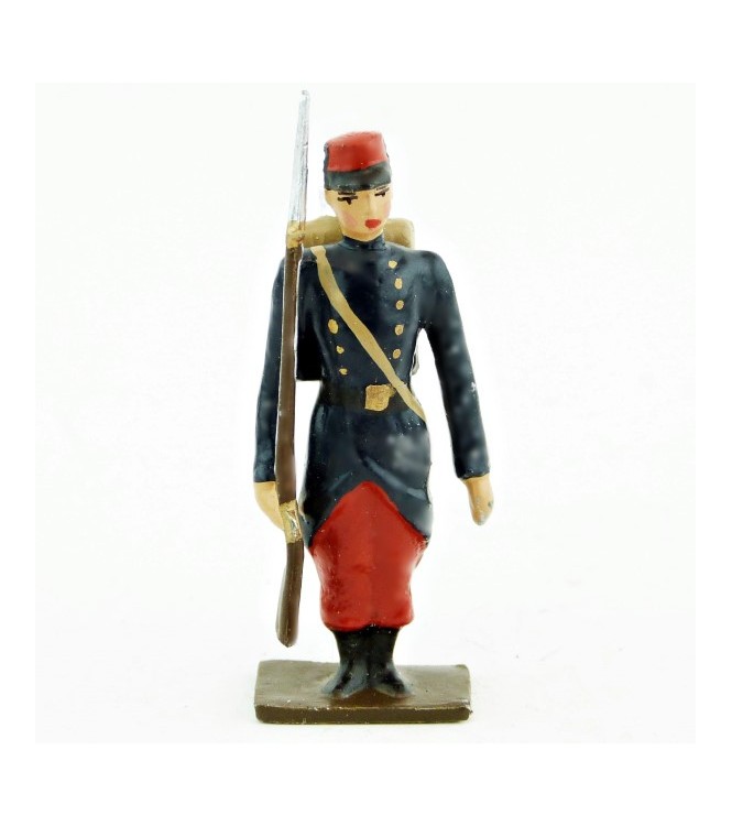 fantassin en capote au fixe