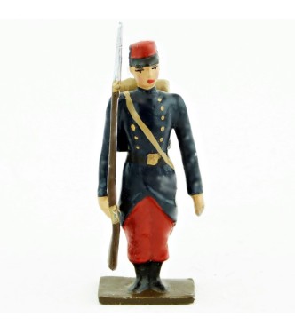 fantassin en capote au fixe