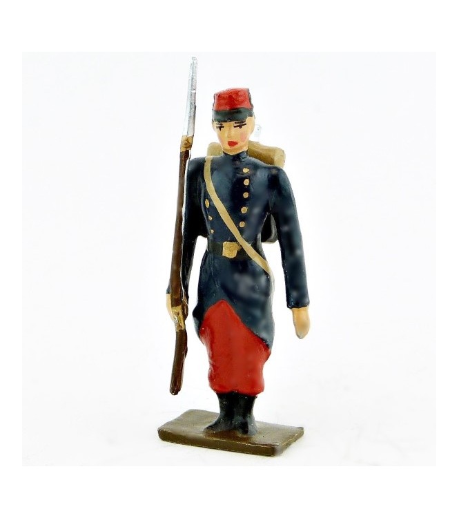 fantassin en capote au fixe