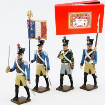 Régiment du Train, coffret de 4 figurines