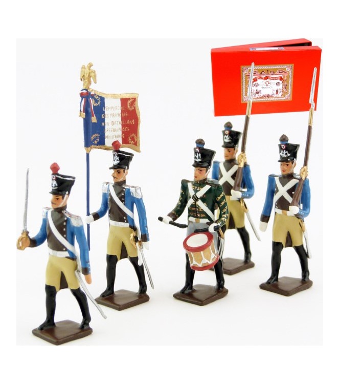 Régiment du Train, coffret de 5 figurines