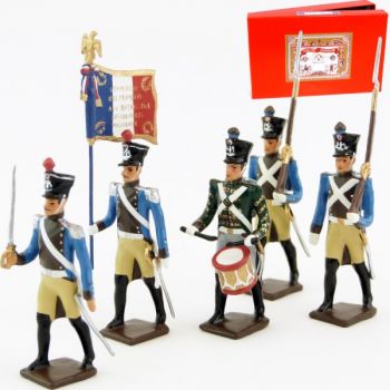 Régiment du Train, coffret de 5 figurines