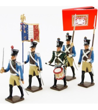 Régiment du Train, coffret de 5 figurines