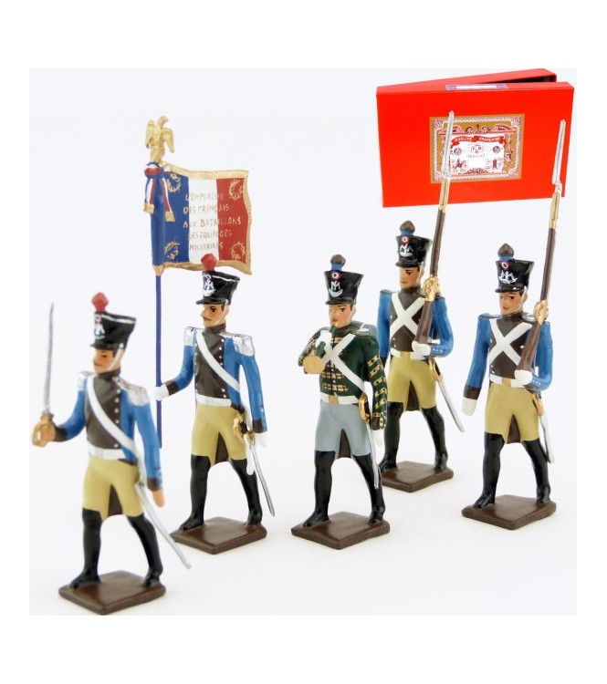 Régiment du Train, coffret de 5 figurines