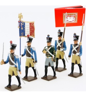 Régiment du Train, coffret de 5 figurines
