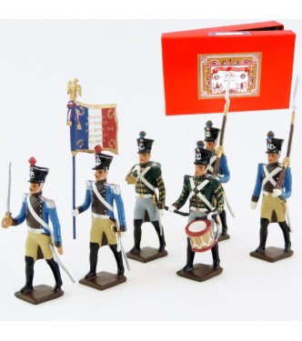 Régiment du Train, coffret de 6 figurines