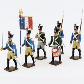 Régiment du Train, ensemble de 6 figurines