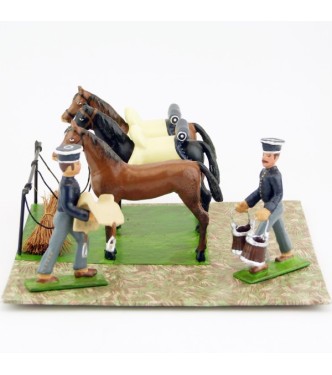 saynète 'Chevaux au Bivouac' ('le Bivouac')