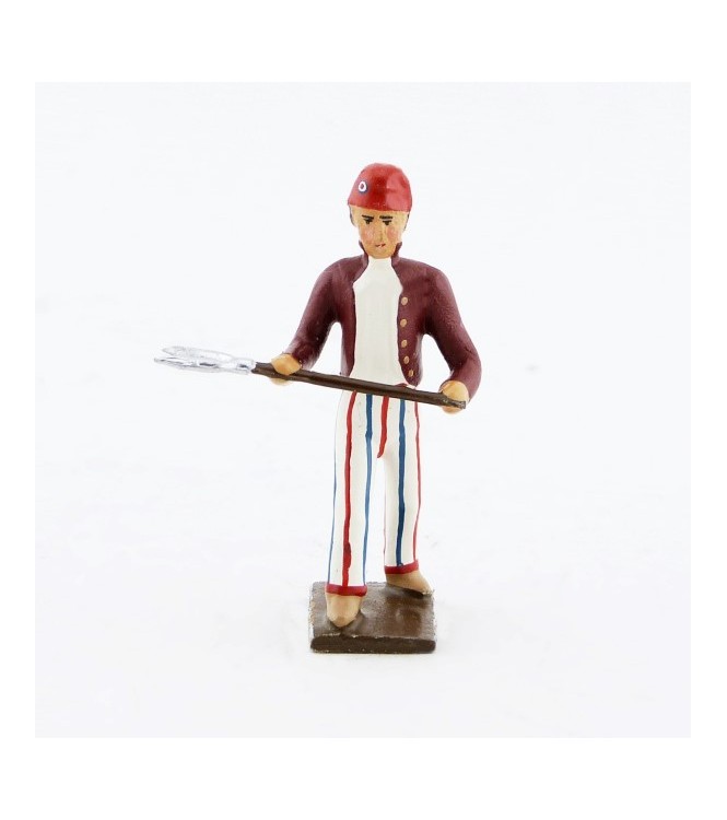 révolutionnaire (homme) avec fourche