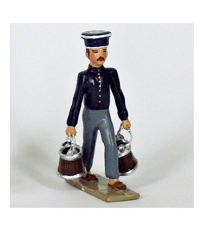 palefrenier avec seaux