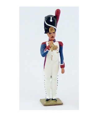 grenadier au fixe sonnant du clairon