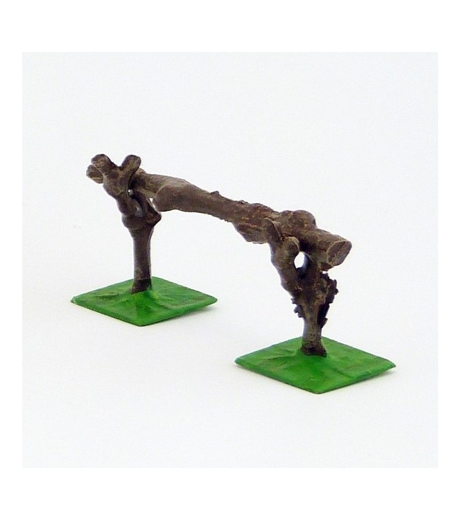 tronc d'arbre sur support